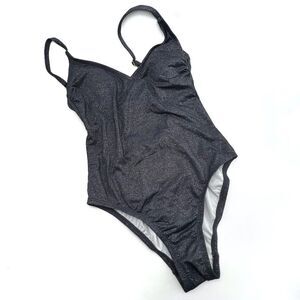 Target Kana Sol Grey Metallic Sparkle One Piece Swimsuit - Size S